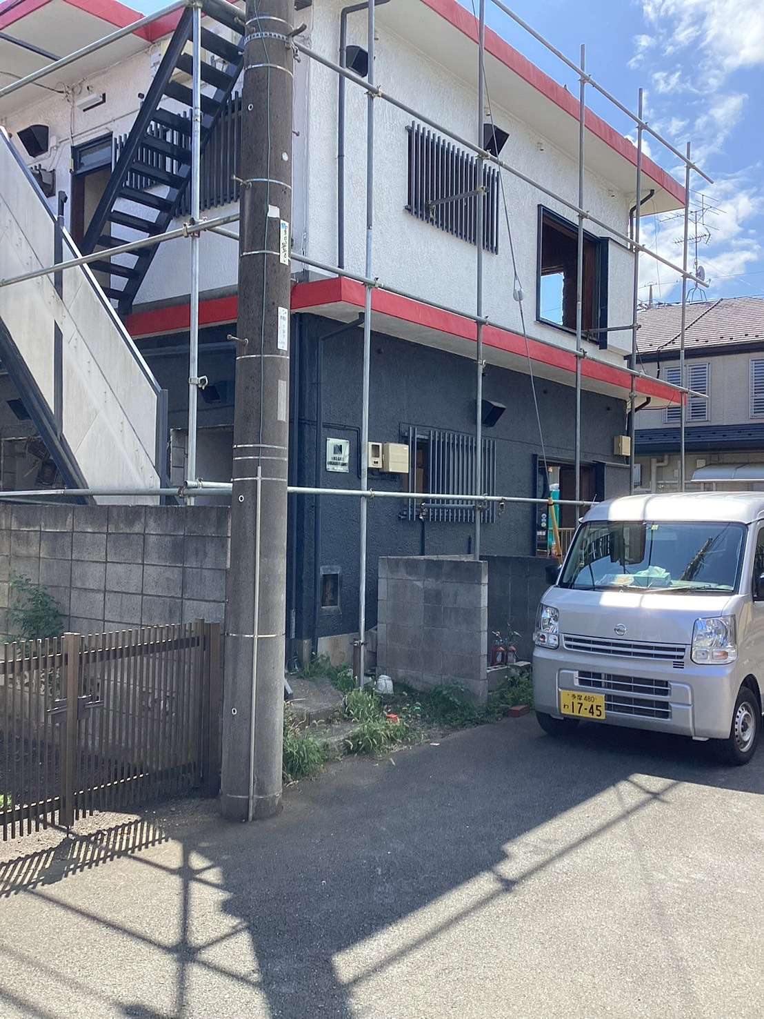 東京都小金井市東町の木造2階建物解体工事